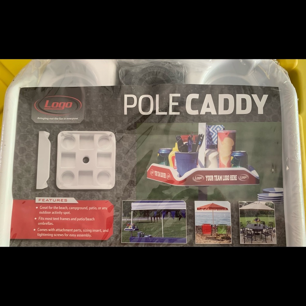 Oakland Raiders pole caddy